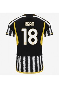 Fotbalové Dres Juventus Moise Kean #18 Domácí Oblečení 2023-24 Krátký Rukáv